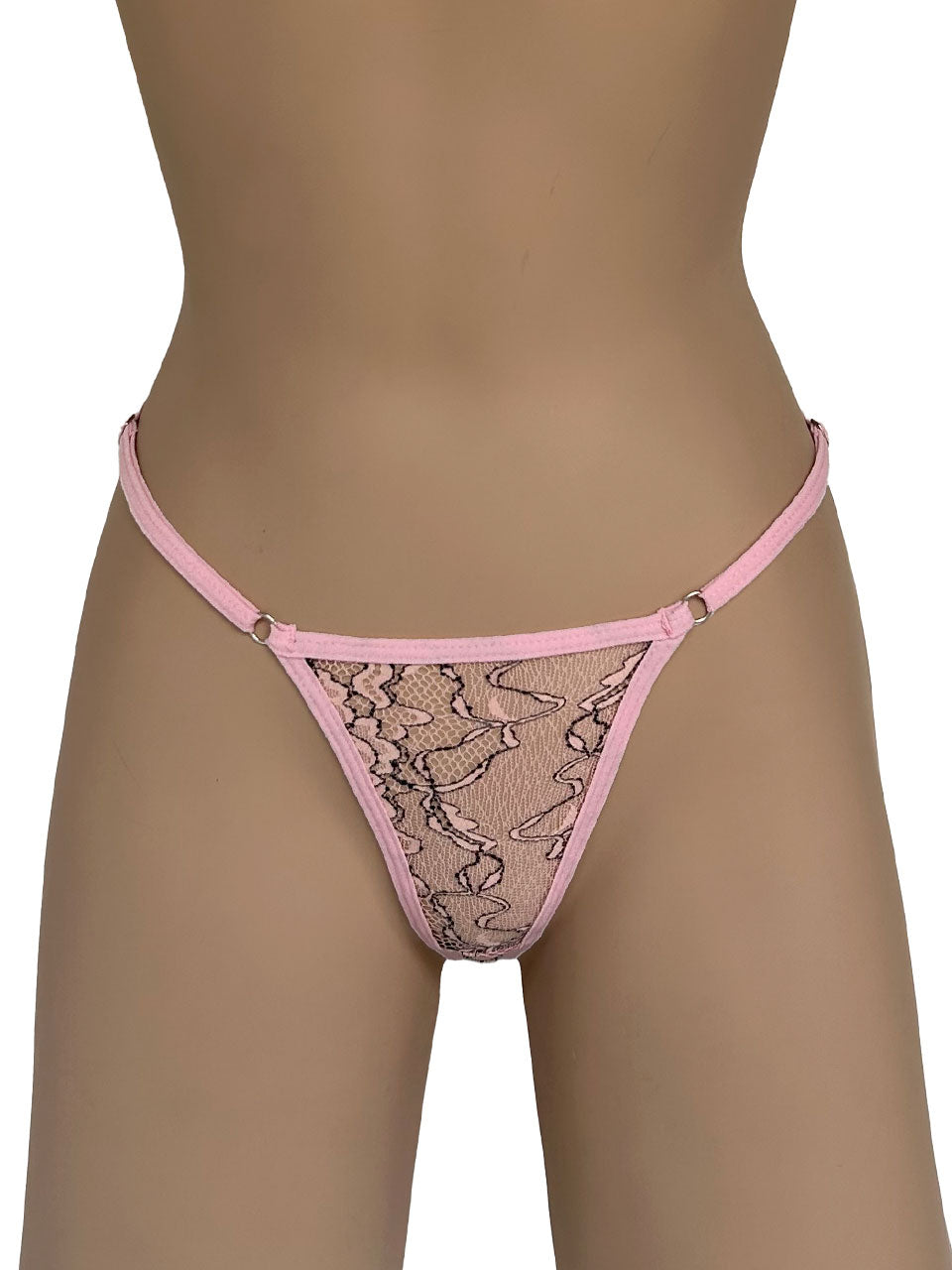 Tanga graduacion bicolor rosa