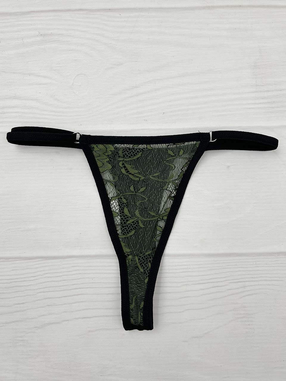 Tanga graduacion bicolor verde