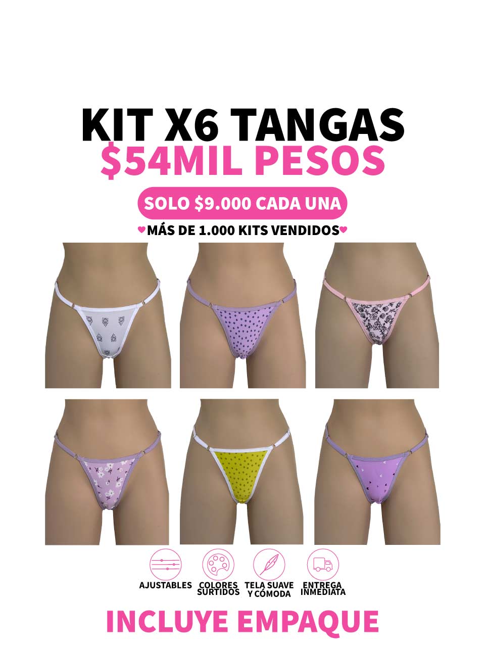 6 TANGAS GRADUACION LISA- 25%