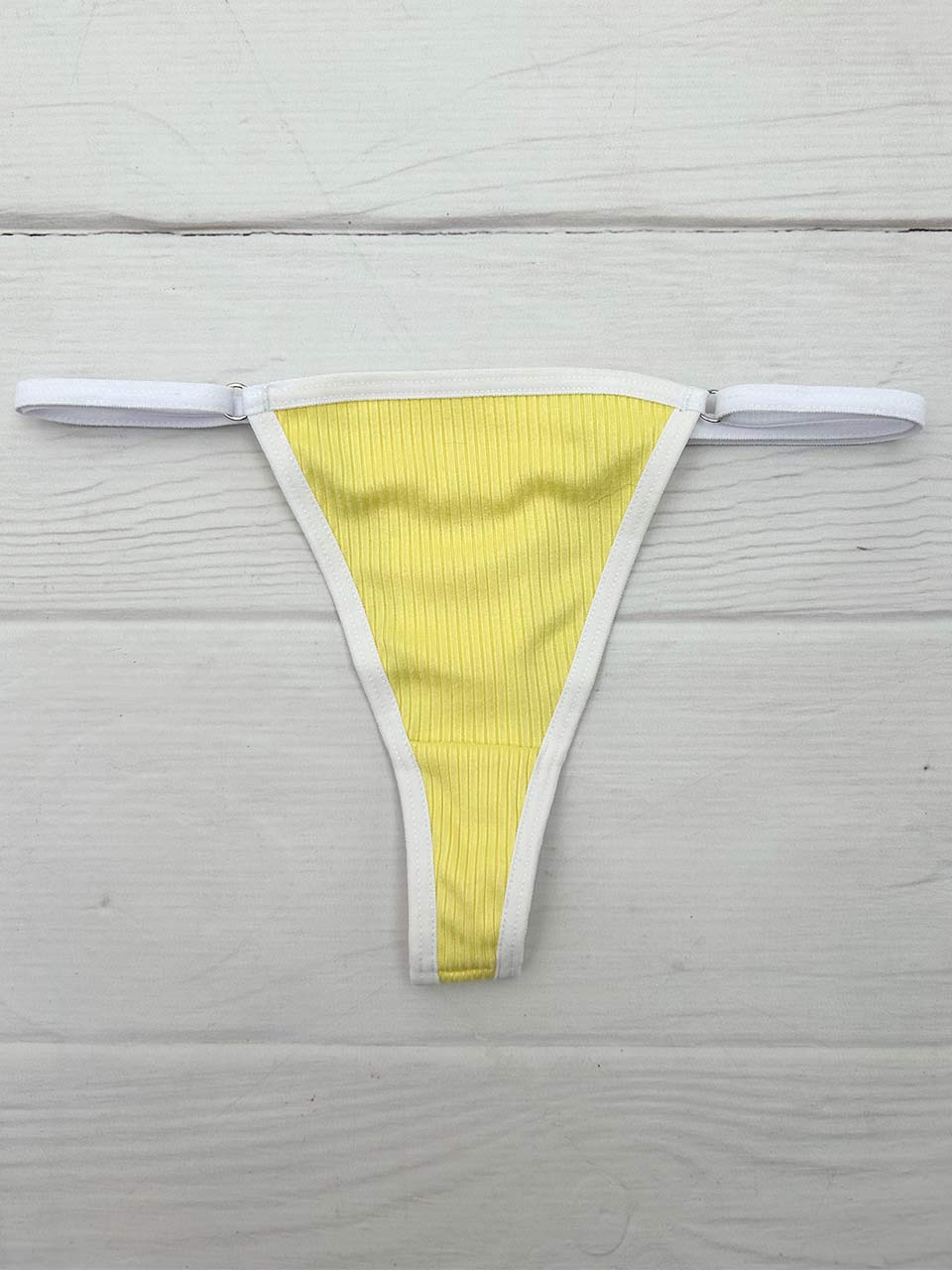 Tanga rib graduacion amarillo