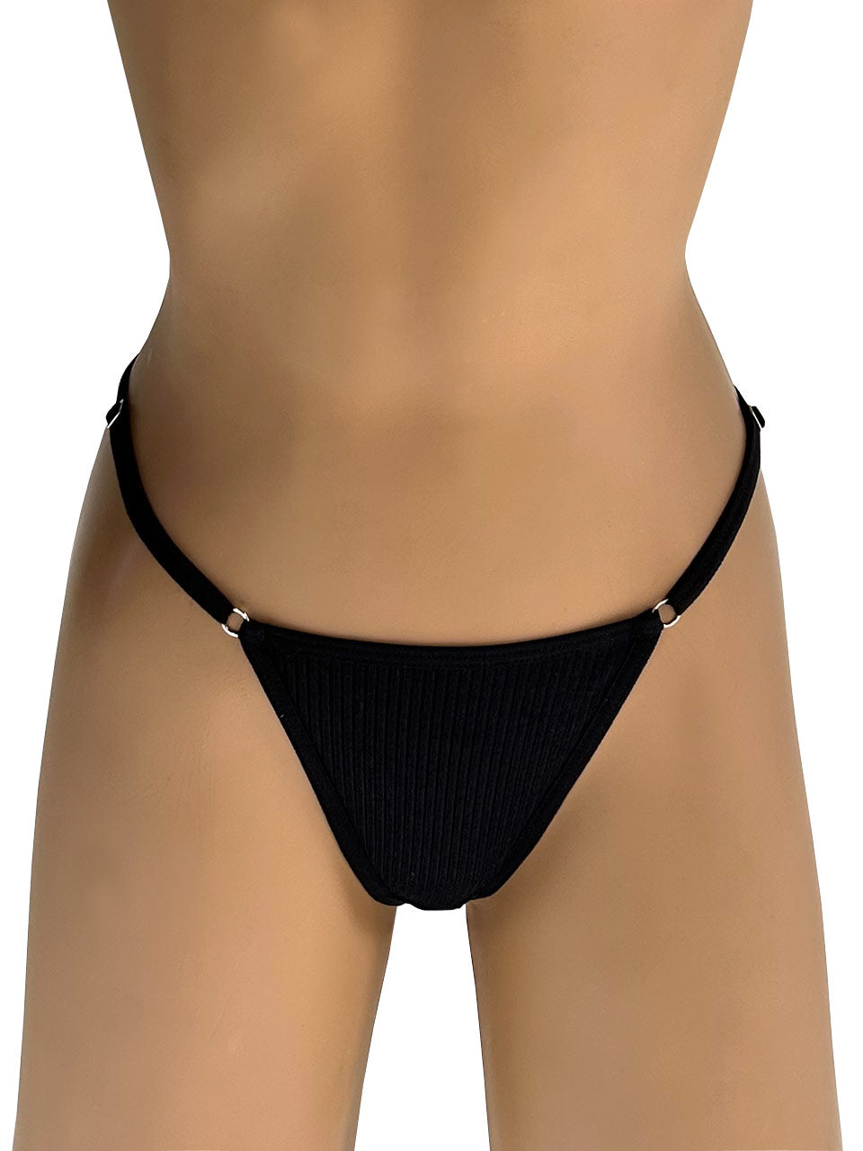 Tanga rib graduacion negro