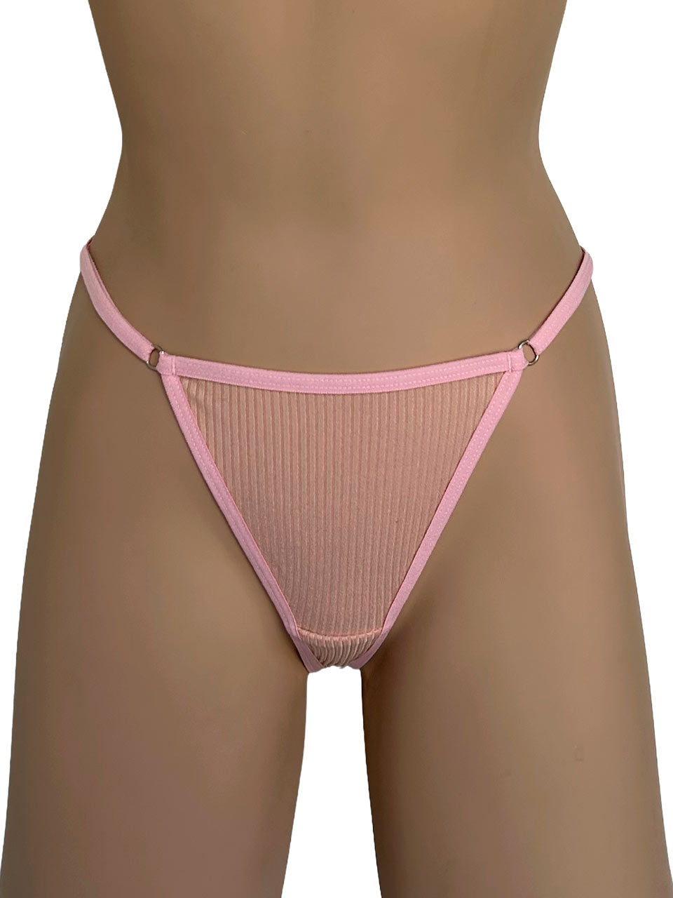 Tanga rib graduacion rosa