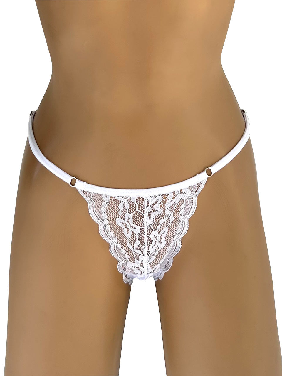 Tanga mariposa blanca
