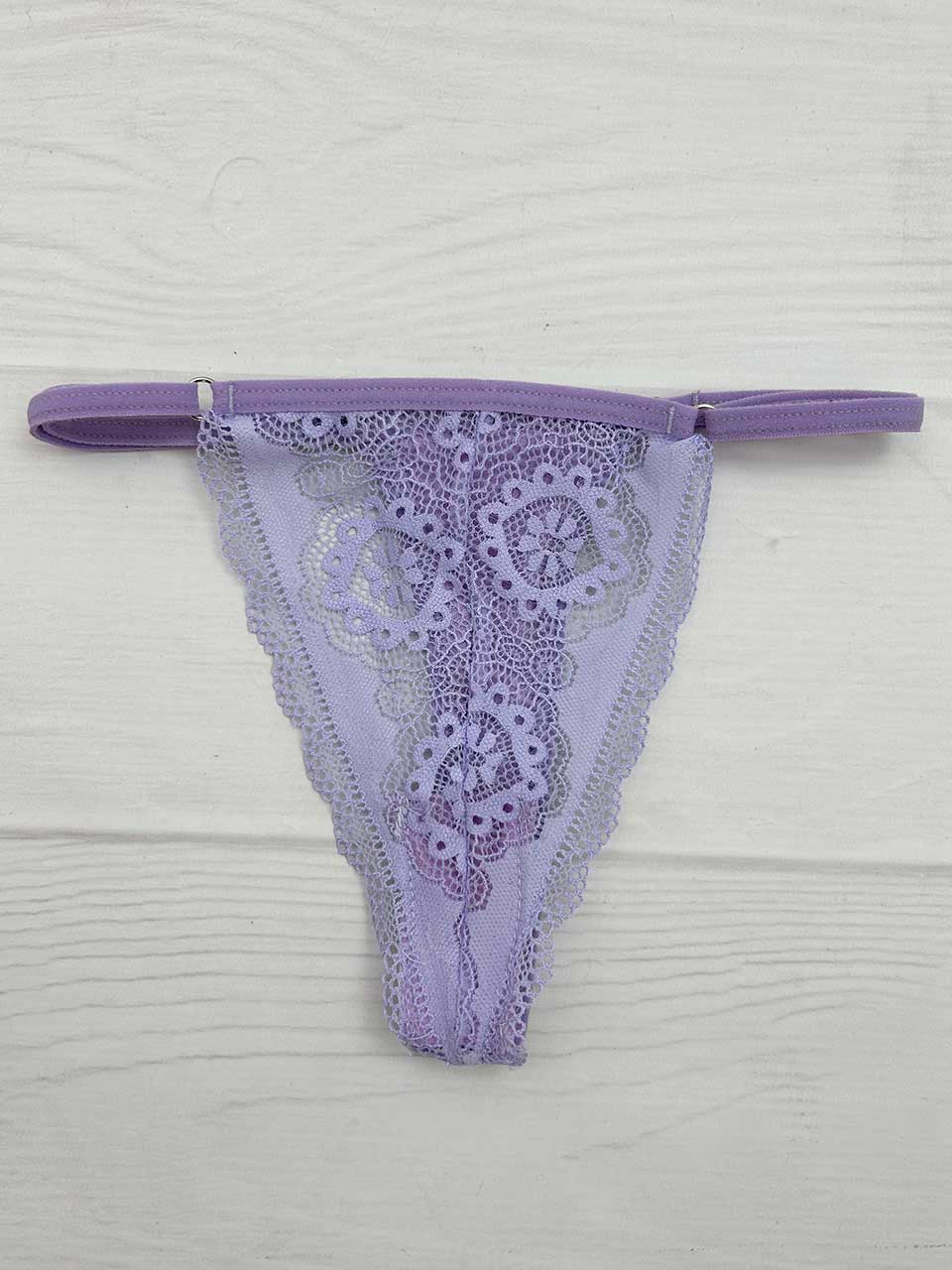 Tanga mariposa lila