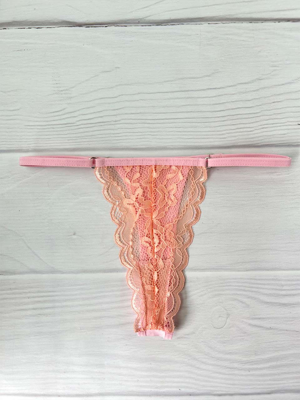 Tanga mariposa rosa