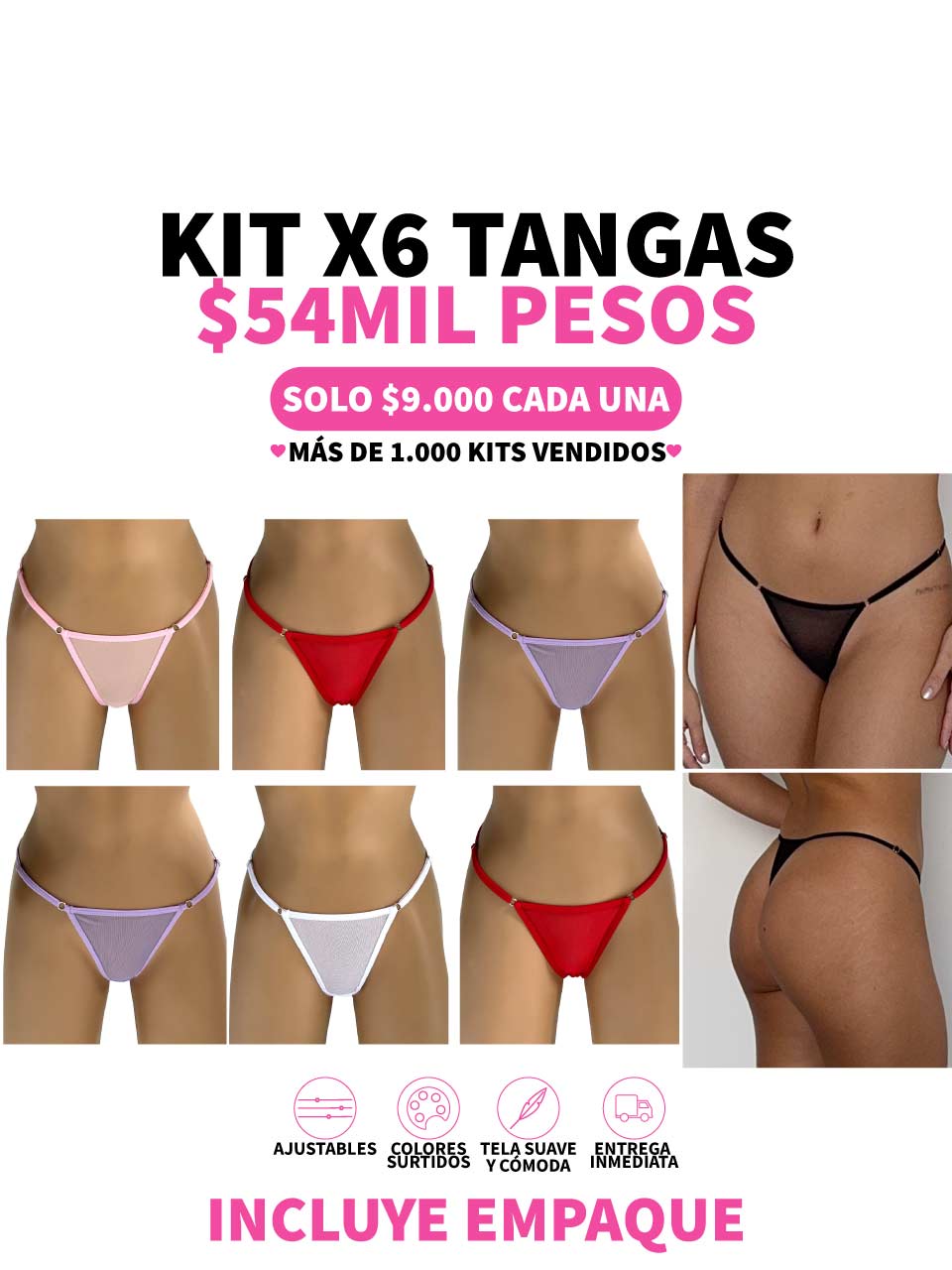 6 TANGAS MAYATEX - 25%