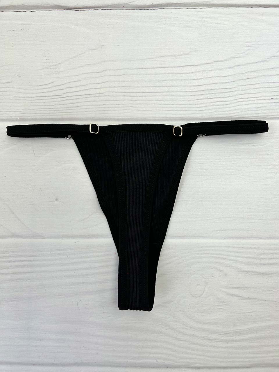 Tanga rib graduacion negro