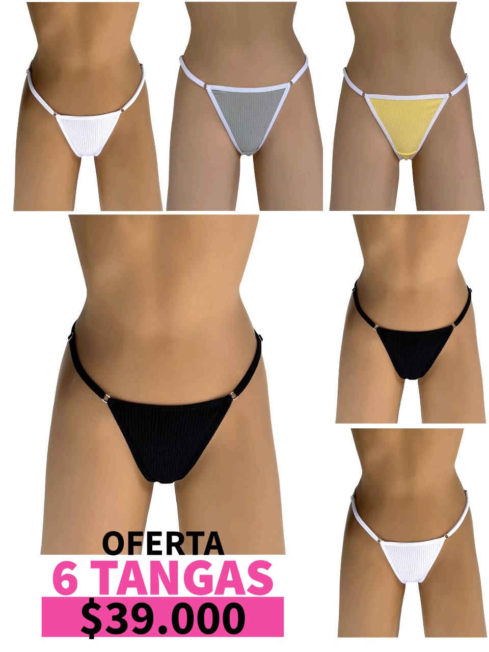 LLEVA 6 TANGAS RIB GRADUACION -35%