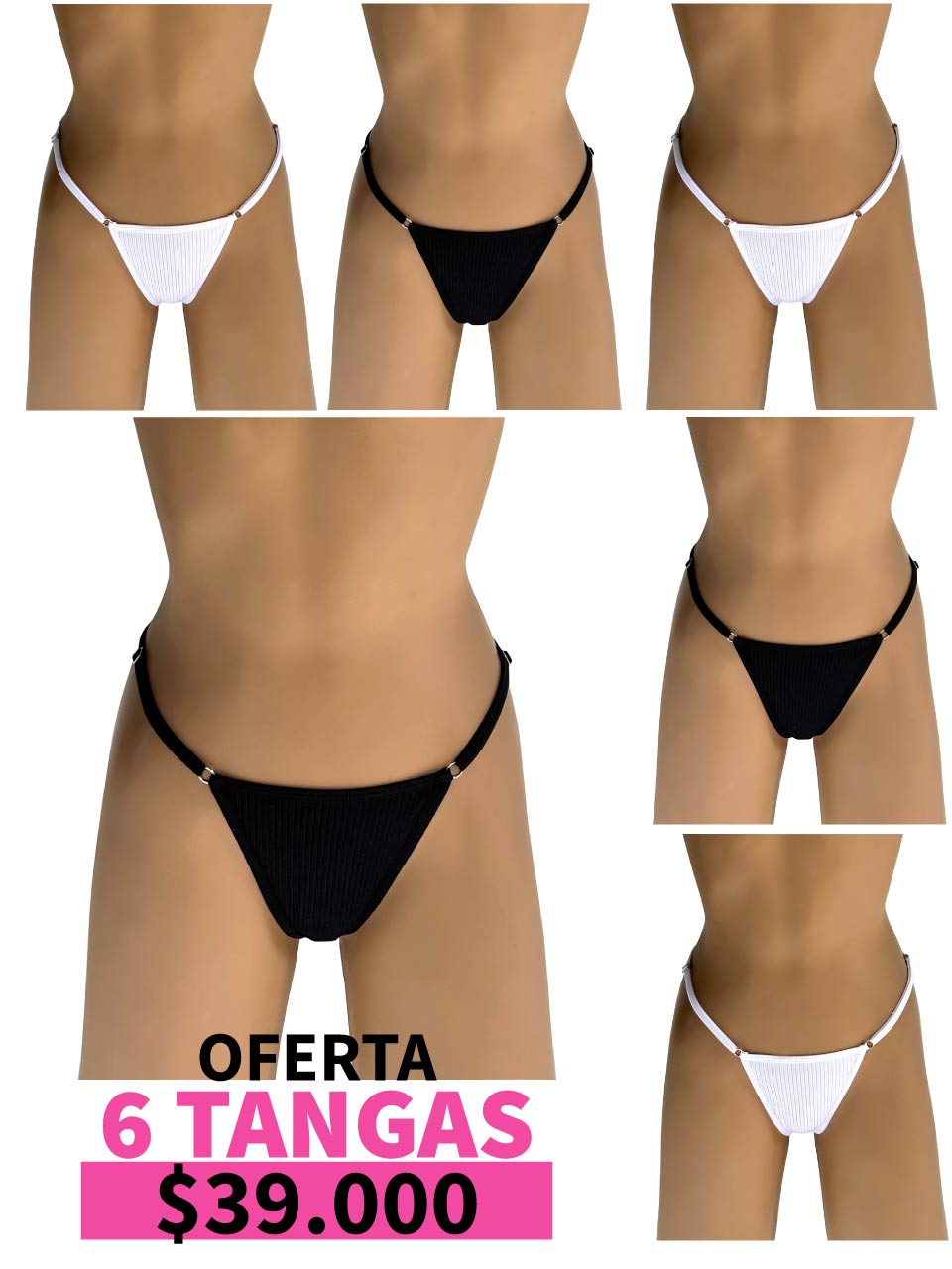 LLEVA 6 TANGAS RIB GRADUACION -35%