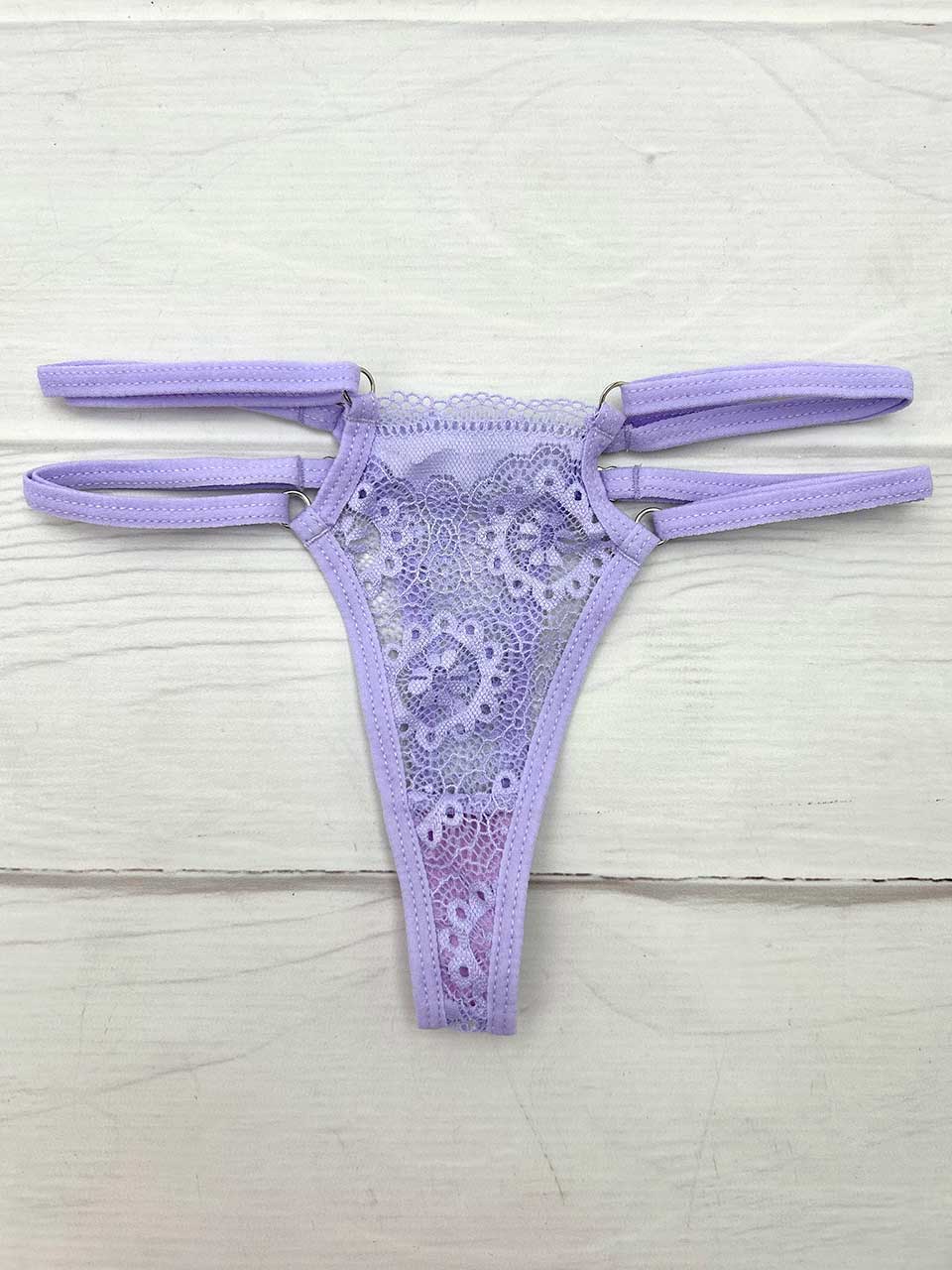 Tanga triangulo lila