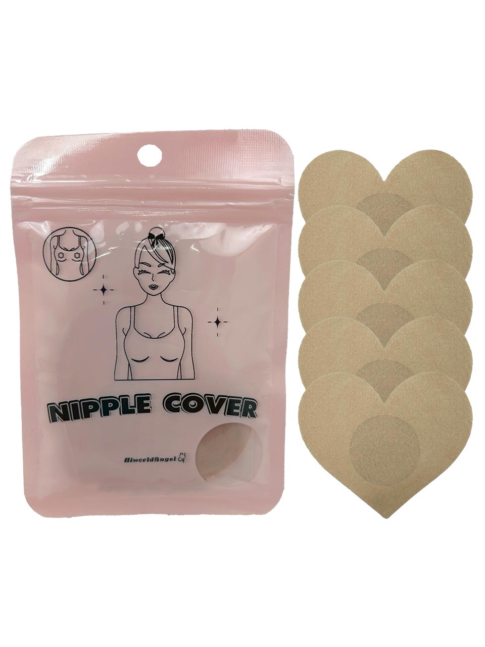 Tapapezones corazón