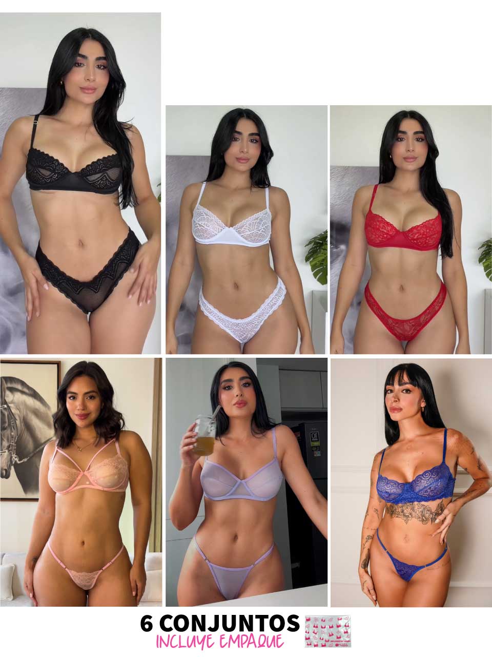 6 CONJUNTOS VARILLA DUO