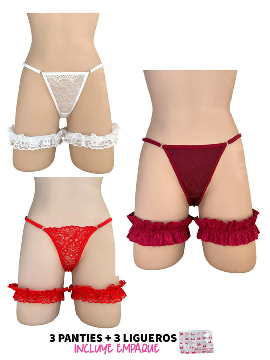 3 TANGAS GRADUACION + LIGUERO -25%