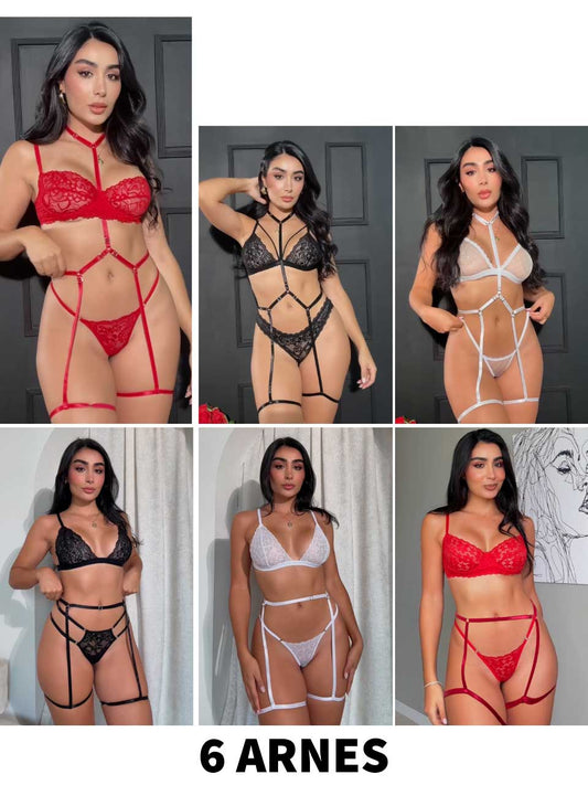 6 ARNES DE CUERPO Y  ARNES DE PIERNA