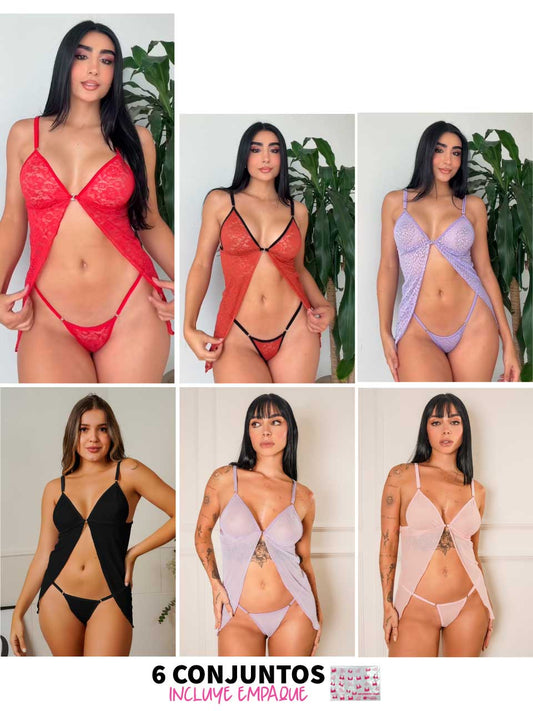 6 CONJUNTOS BABY DOLL