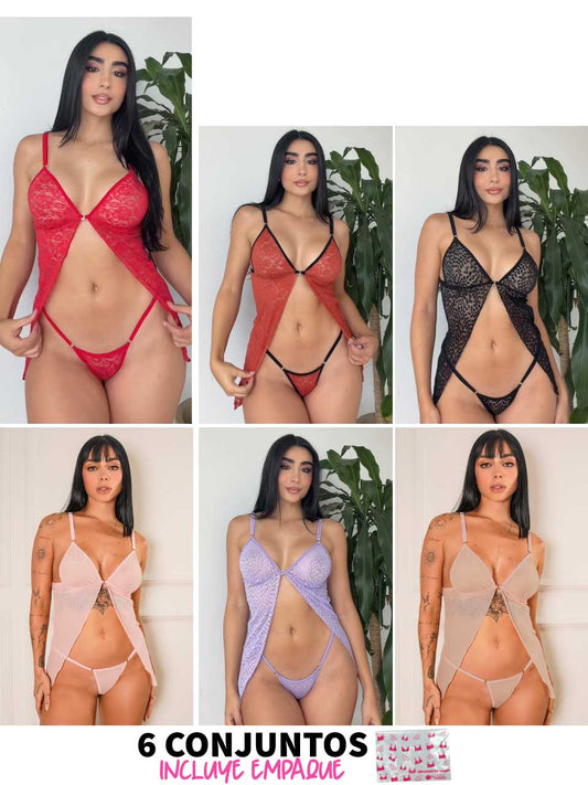 6 CONJUNTOS BABY DOLL