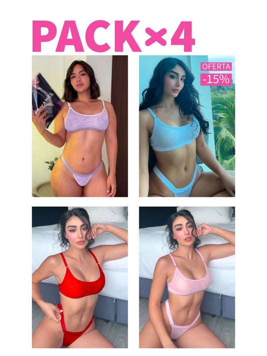 PACK X4 BASICO MAYATEX