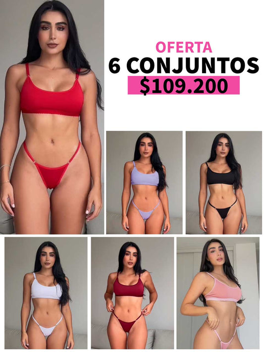 LLEVA 6 CONJUNTOS BASICOS - 35%