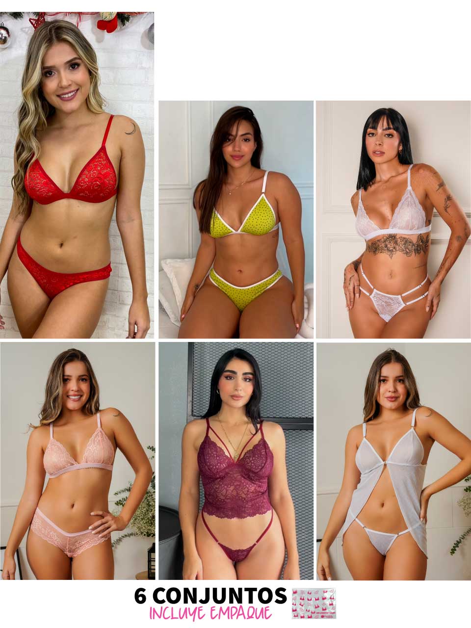6 CONJUNTOS  -25%