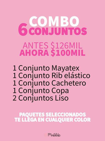 BOLSA EMPRENDEDORA  6 CONJUNTOS 100MIL