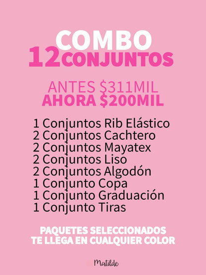 BOLSA EMPRENDEDORA 12 CONJUNTOS 200MIL