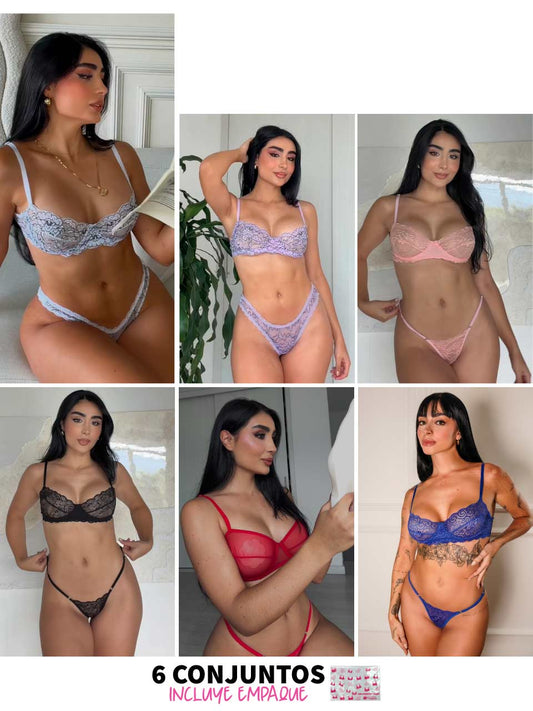 AHORRO 6 CONJUNTOS VARILLA BICOLOR 25 % OFF