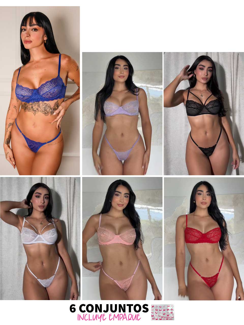 6 CONJUNTOS VARILLA - 25%
