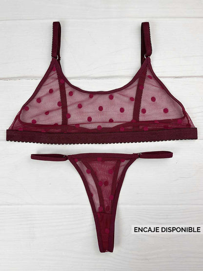 Conjunto basico grabado vino