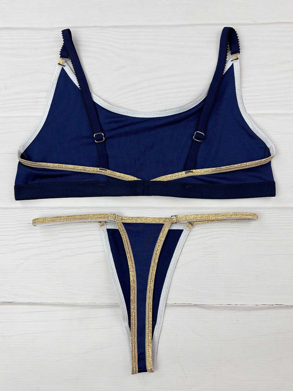 Conjunto lurex azul