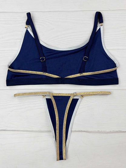 Conjunto lurex azul