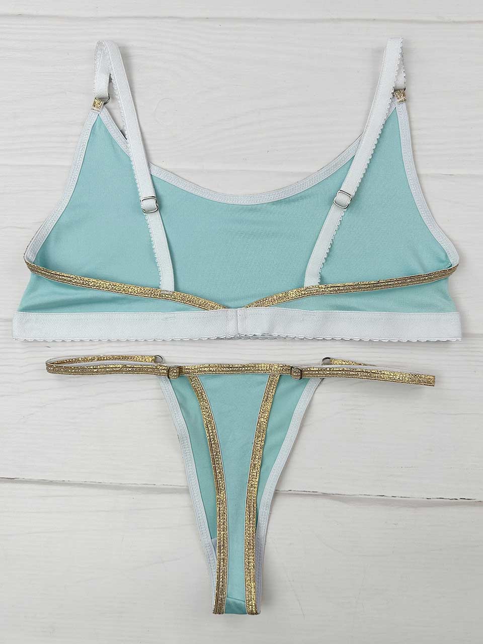 Conjunto lurex menta