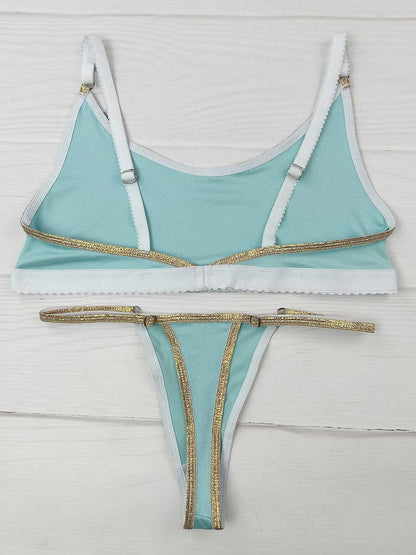 Conjunto lurex menta