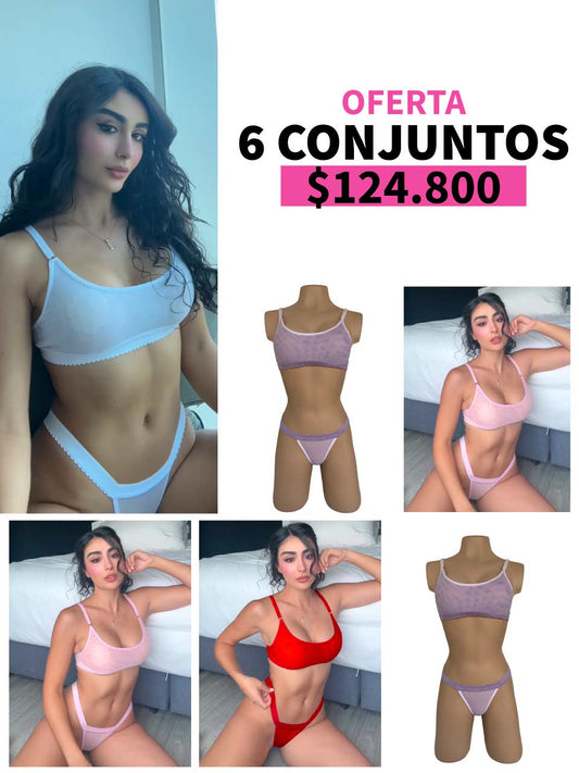 LLEVA 6 CONJUNTOS BASICOS MAYATEX - 35%