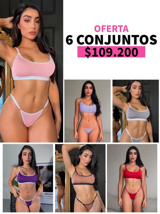 LLEVA 6 CONJUNTOS BASICOS - 35%
