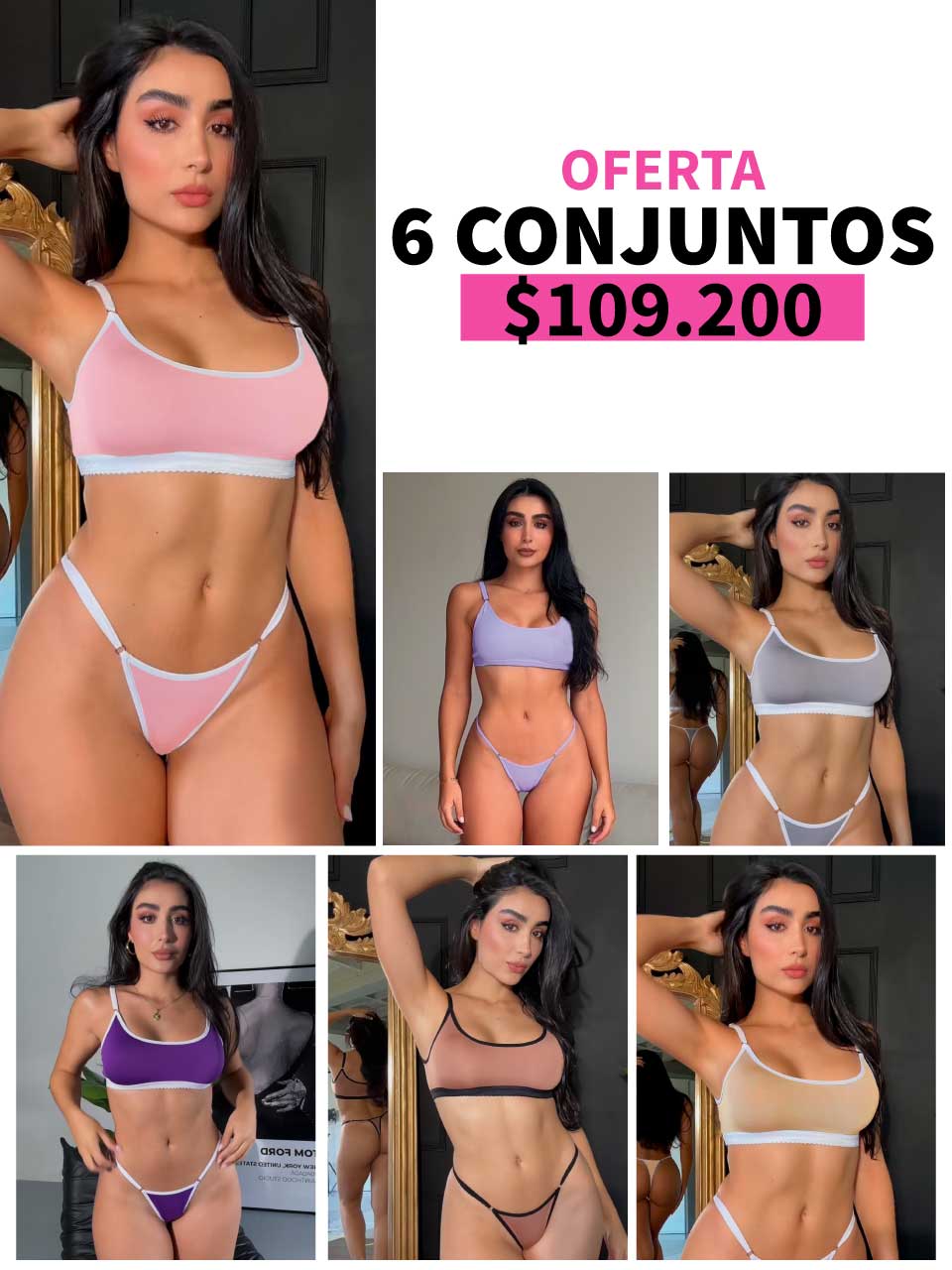 LLEVA 6 CONJUNTOS BASICOS - 35%