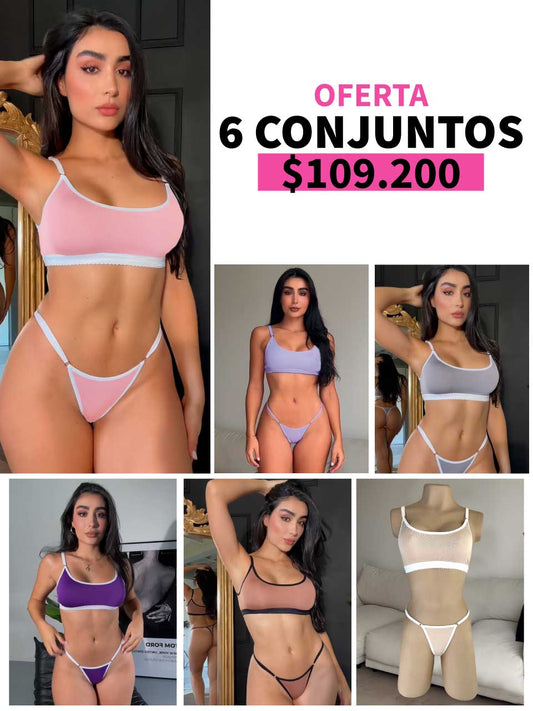 LLEVA 6 CONJUNTOS BASICOS - 35%