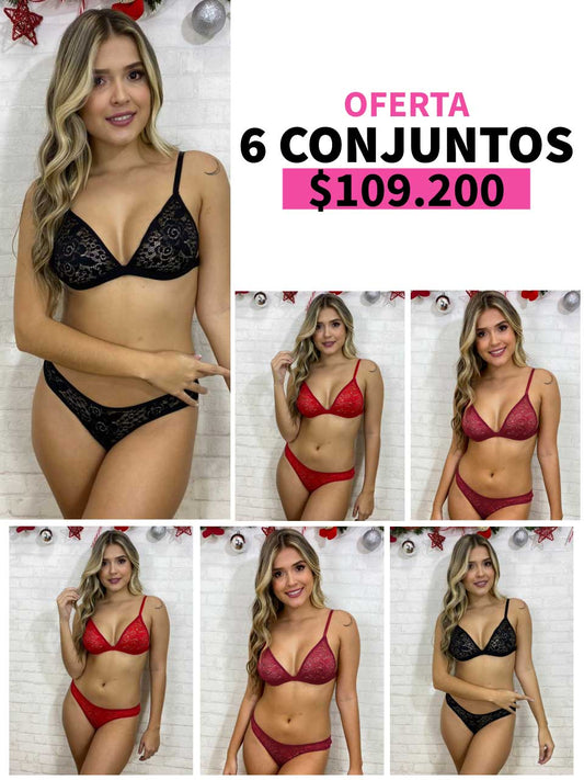 LLEVA 6 CONJUNTOS BLONDA - 35