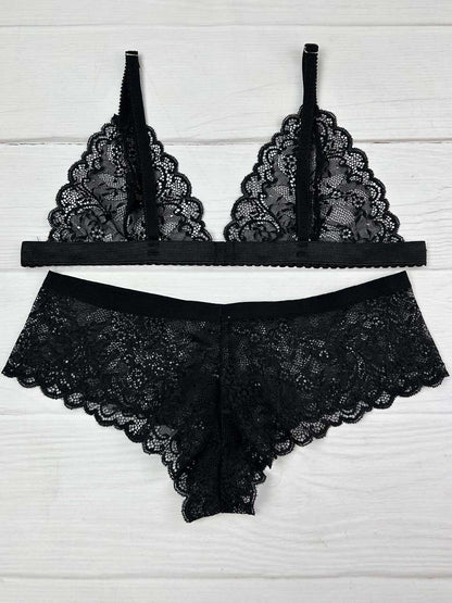 Conjunto cachetero negro