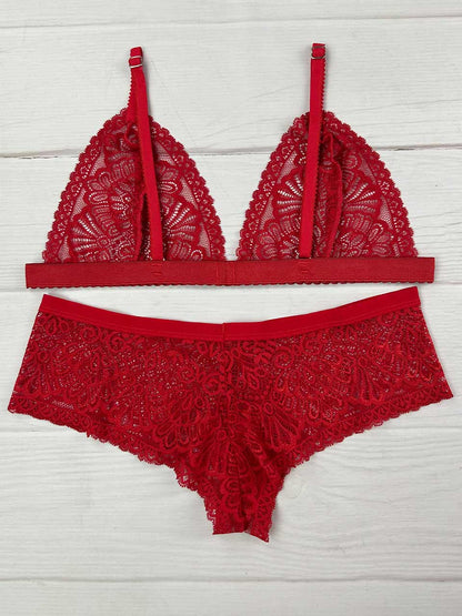Conjunto cachetero rojo