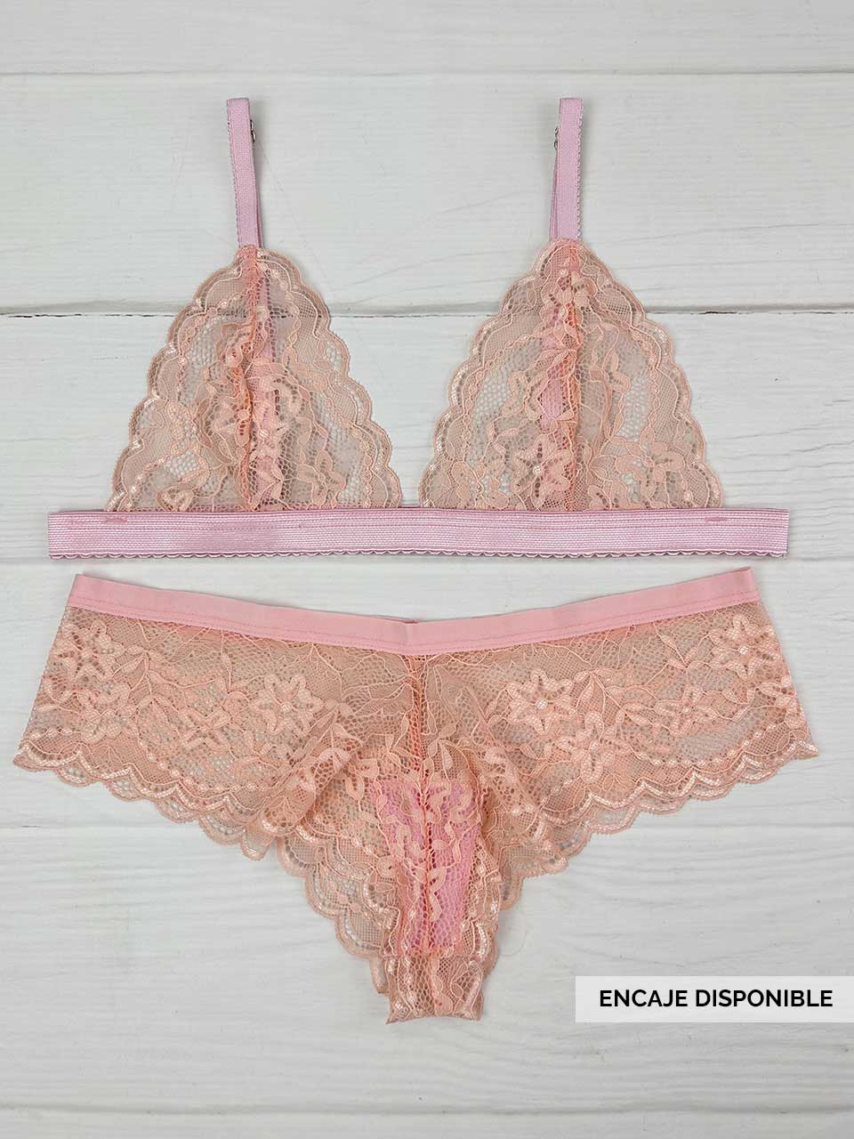 Conjunto cachetero rosa