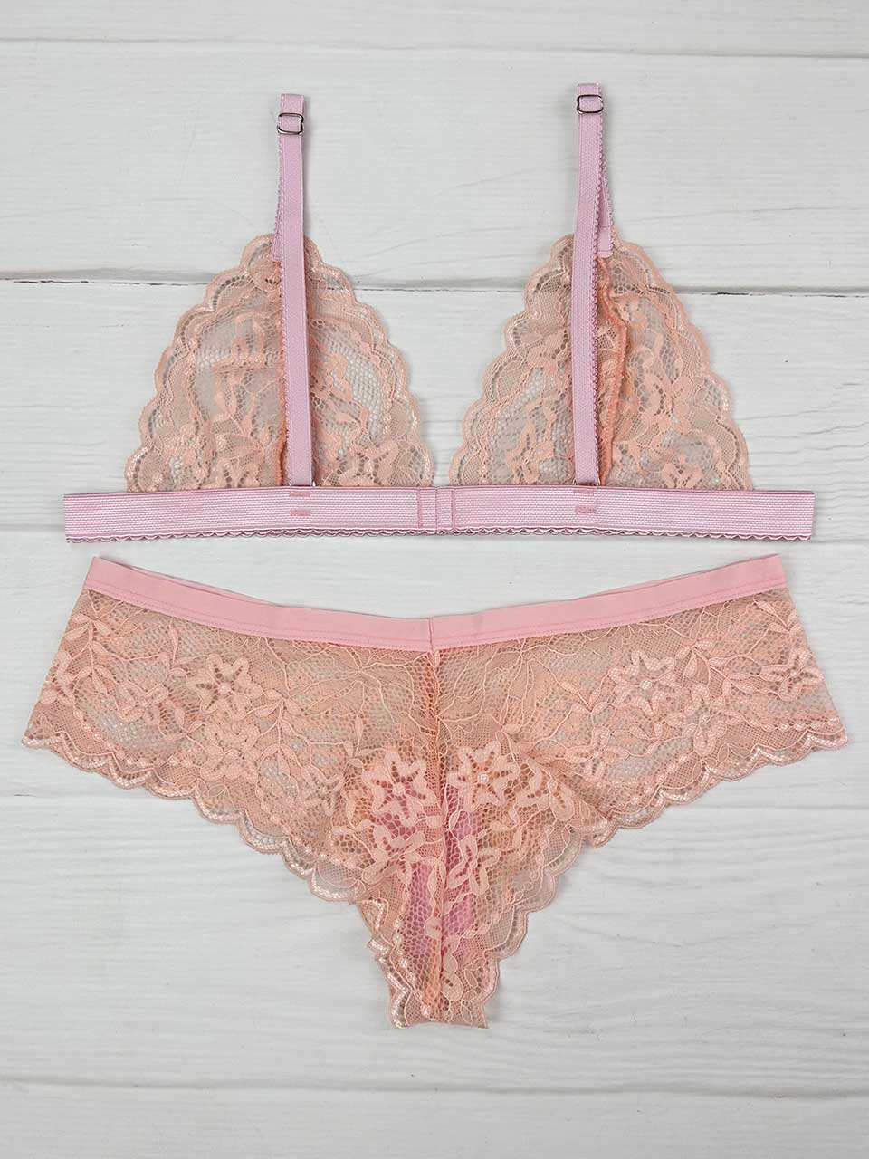 Conjunto cachetero rosa
