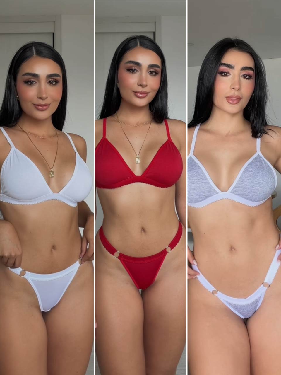 KIT 3 CONJUNTOS ALGODON