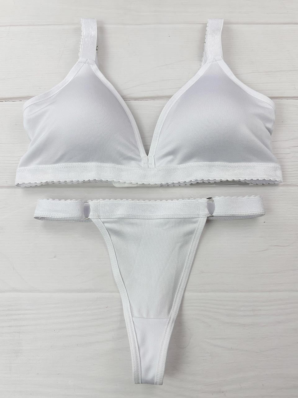 Conjunto copa deportivo blanco