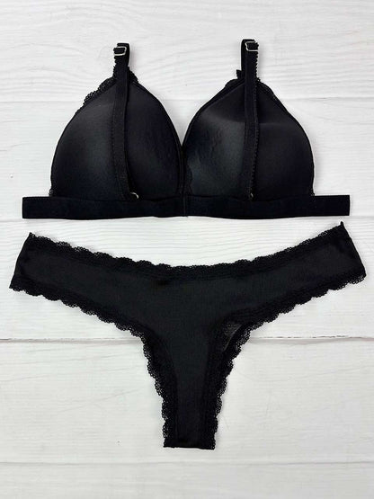 Conjunto copa elastico  negro