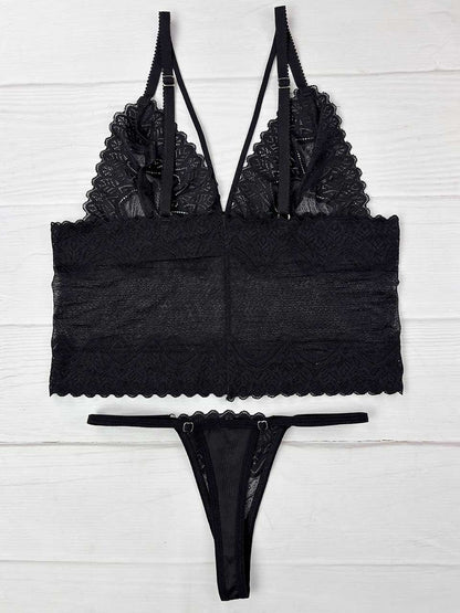 Conjunto crop top negro