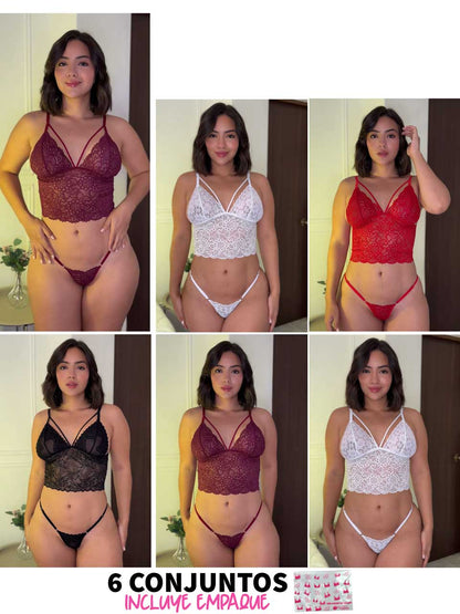 6 CONJUNTOS CROP TOP