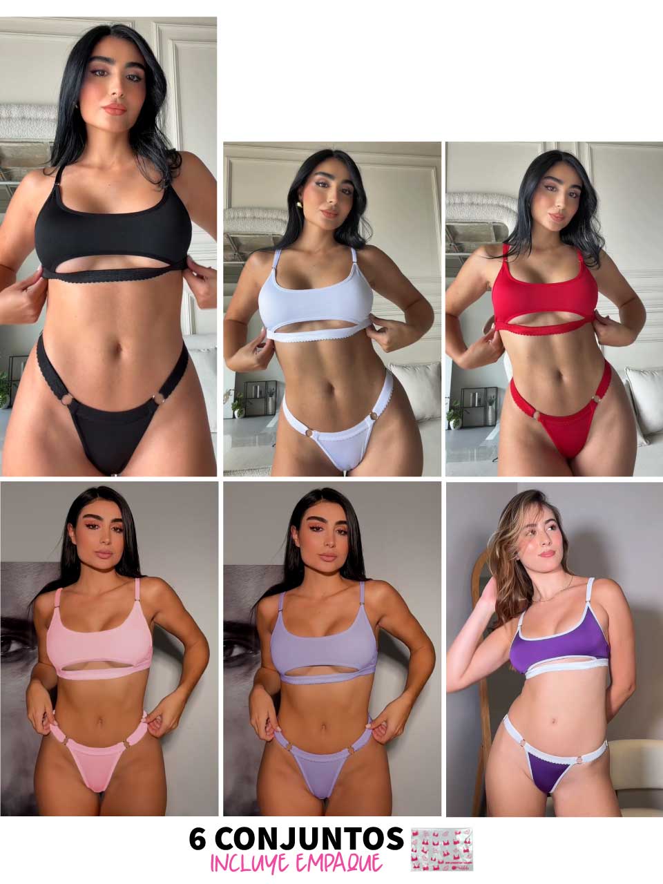 COMBO VIRAL 6 CONJUNTOS DEPORTIVOS 25% OFF