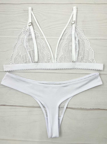 Conjunto elastico blanco