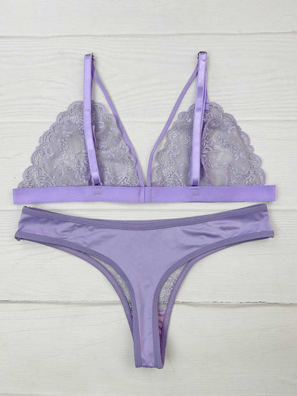 Conjunto elastico lila