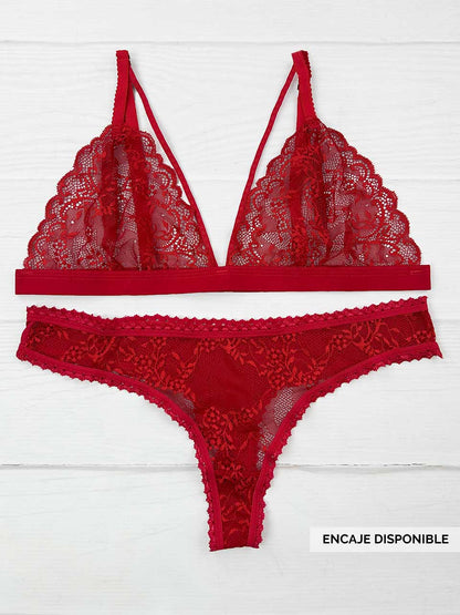 Conjunto elastico rojo